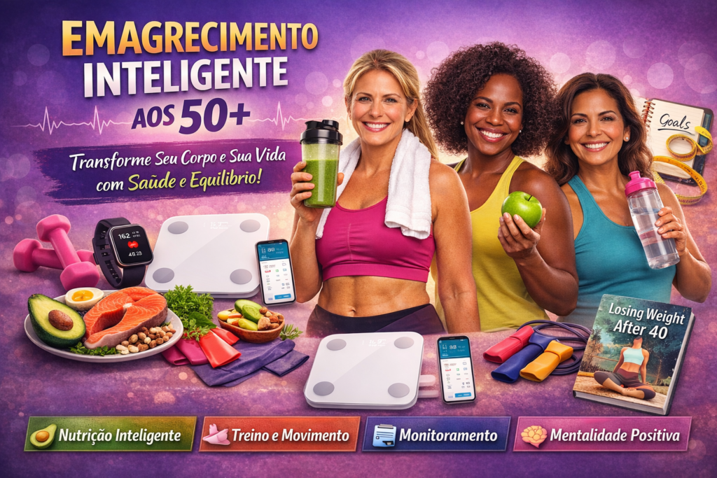 Emagrecimento Inteligente aos 50 emagrecimento inteligente e saudável aos 50+