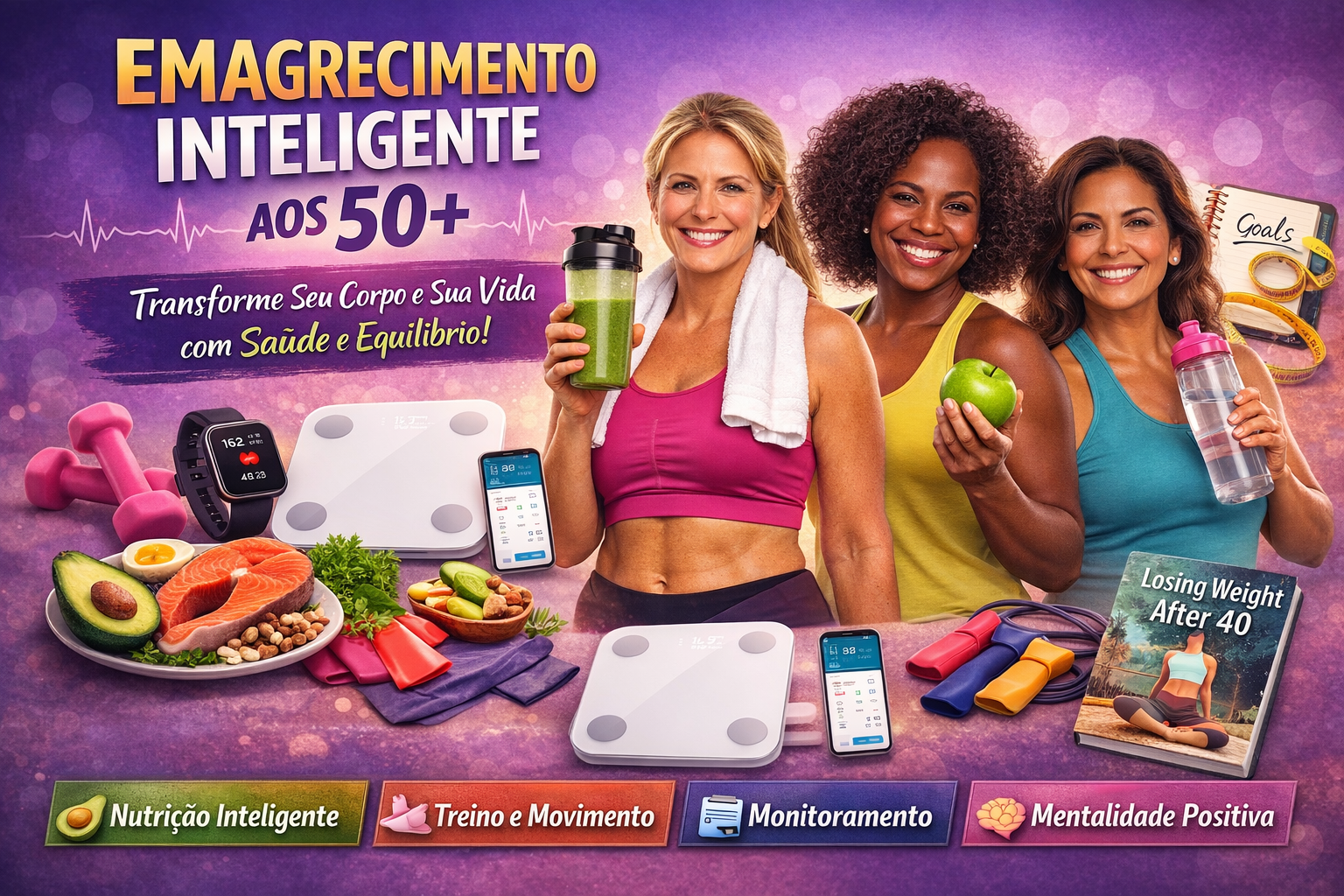 Emagrecimento Inteligente aos 50 emagrecimento inteligente e saudável aos 50+